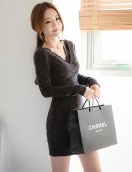 鏡子女裝 秋裝連衣裙 氣質性感夜店大碼女裝緊身包臀蕾絲邊潮