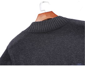 法米姿 秋冬新款毛織寬松連衣裙中長款圓領打底99333