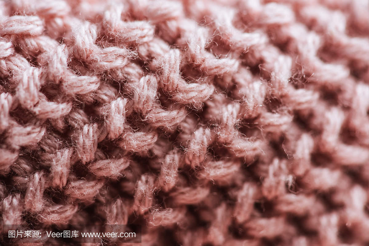 粉紅毛織品背景的全框架圖像
