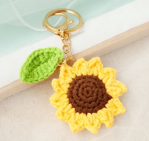 親手制作毛織手鉤花 送給最愛你的她